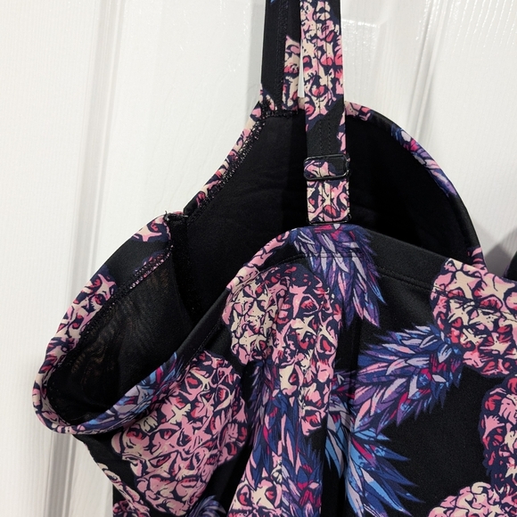 Torrid Pineapple Push-Up Demi Slim Fix Swimsuit in Size 5S (28 & Short) - Picture 8 of 16